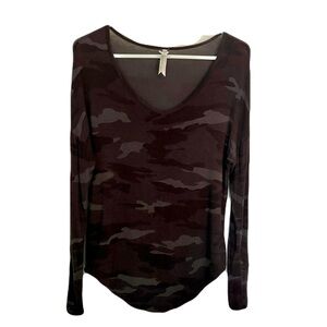 Stylish Camouflage Long Sleeve Tee